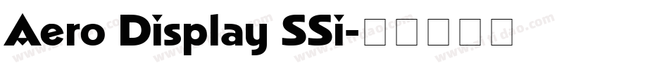 Aero Display SSi字体转换